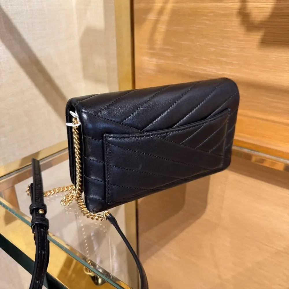 NEW‼️Tory Burch Willa Chevron Wallet Crossbody 188151 $420